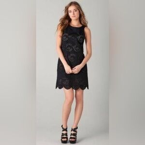 Marc Jacobs Palmetto Eyelet Lace Little‎ Black Dress